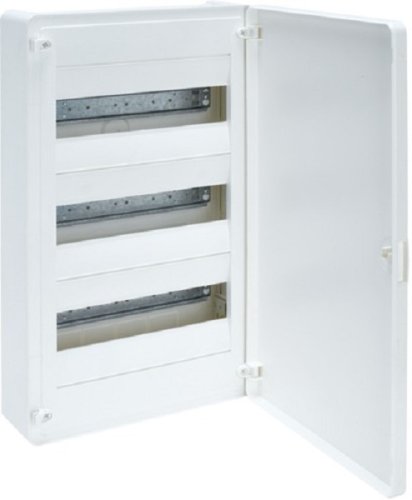 Бокс Hager Golf ЩРН-П-36 VS312PD (500x282x99мм) 3 ряда IP40 белая дверца картинка 